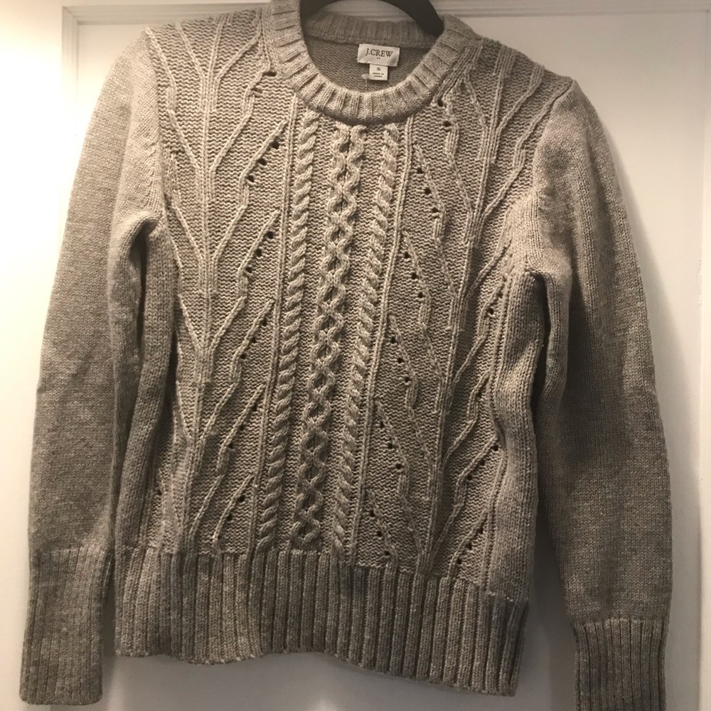 J Crew Gray Sweater Size small